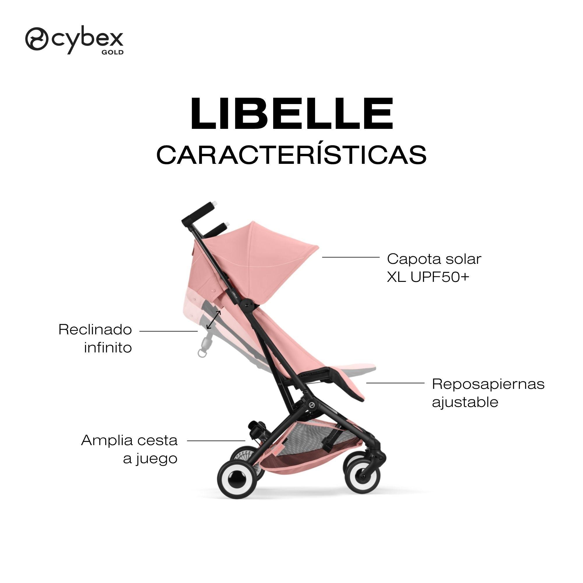 Silla de paseo CYBEX Libelle - Rosa chicle Rosa chicle-6
