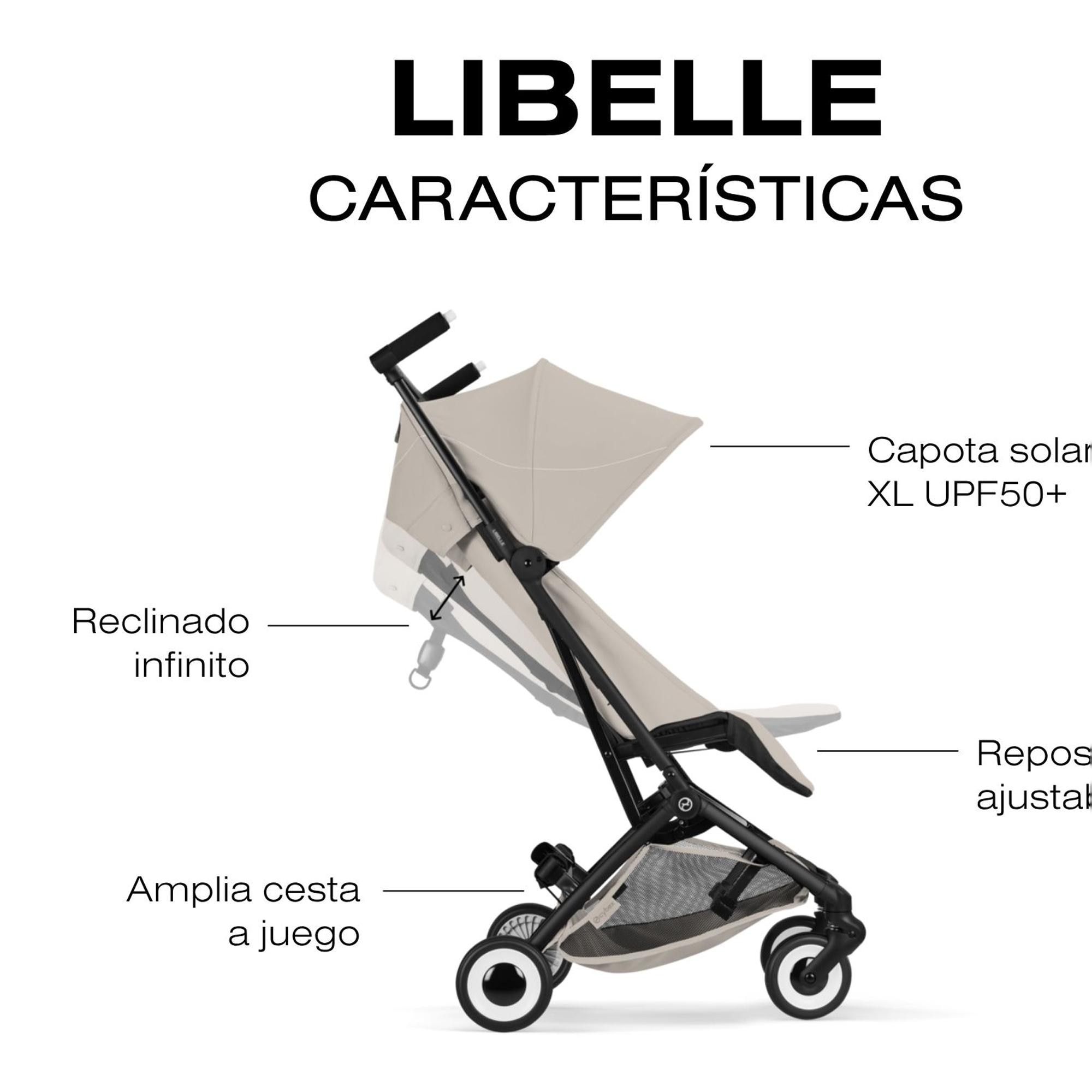 Silla de paseo CYBEX Libelle - Piedra Piedra-6