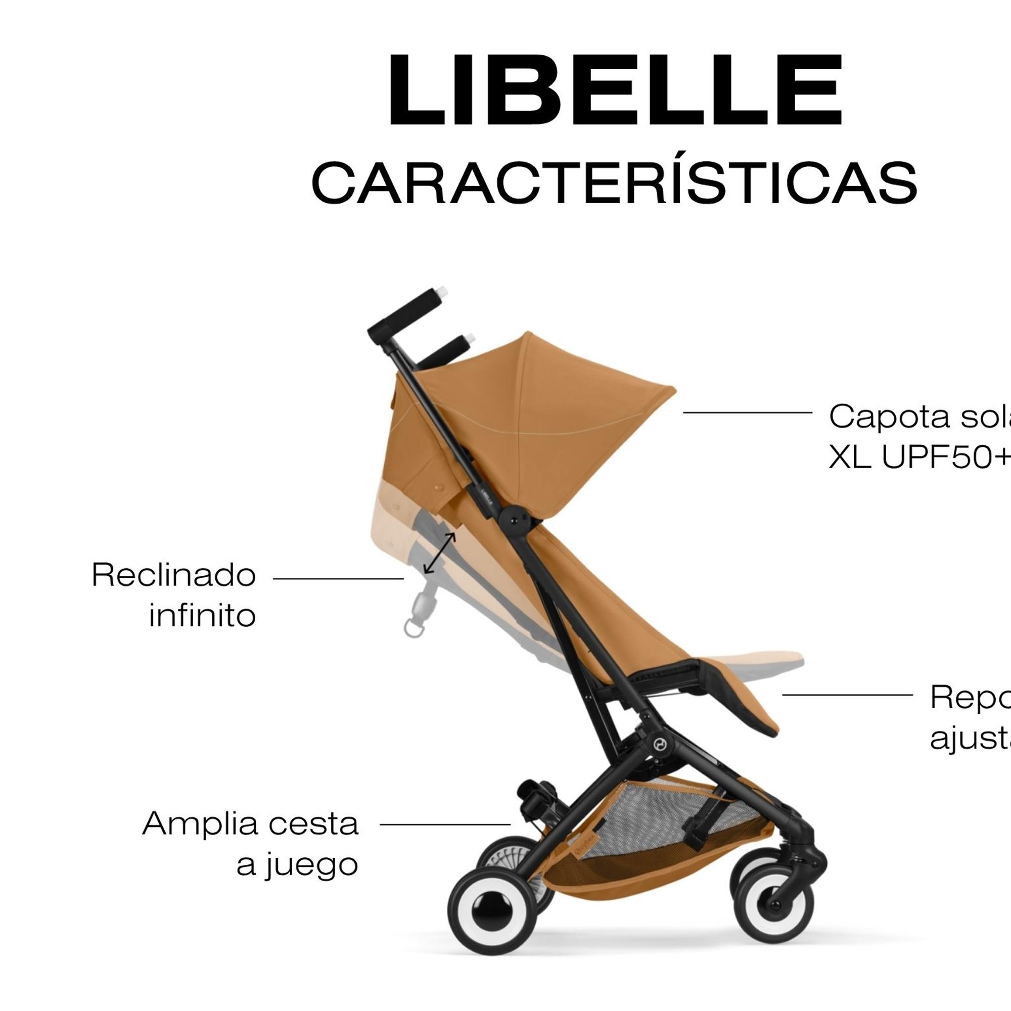 Silla de paseo CYBEX Libelle - Mostaza Mostaza-6