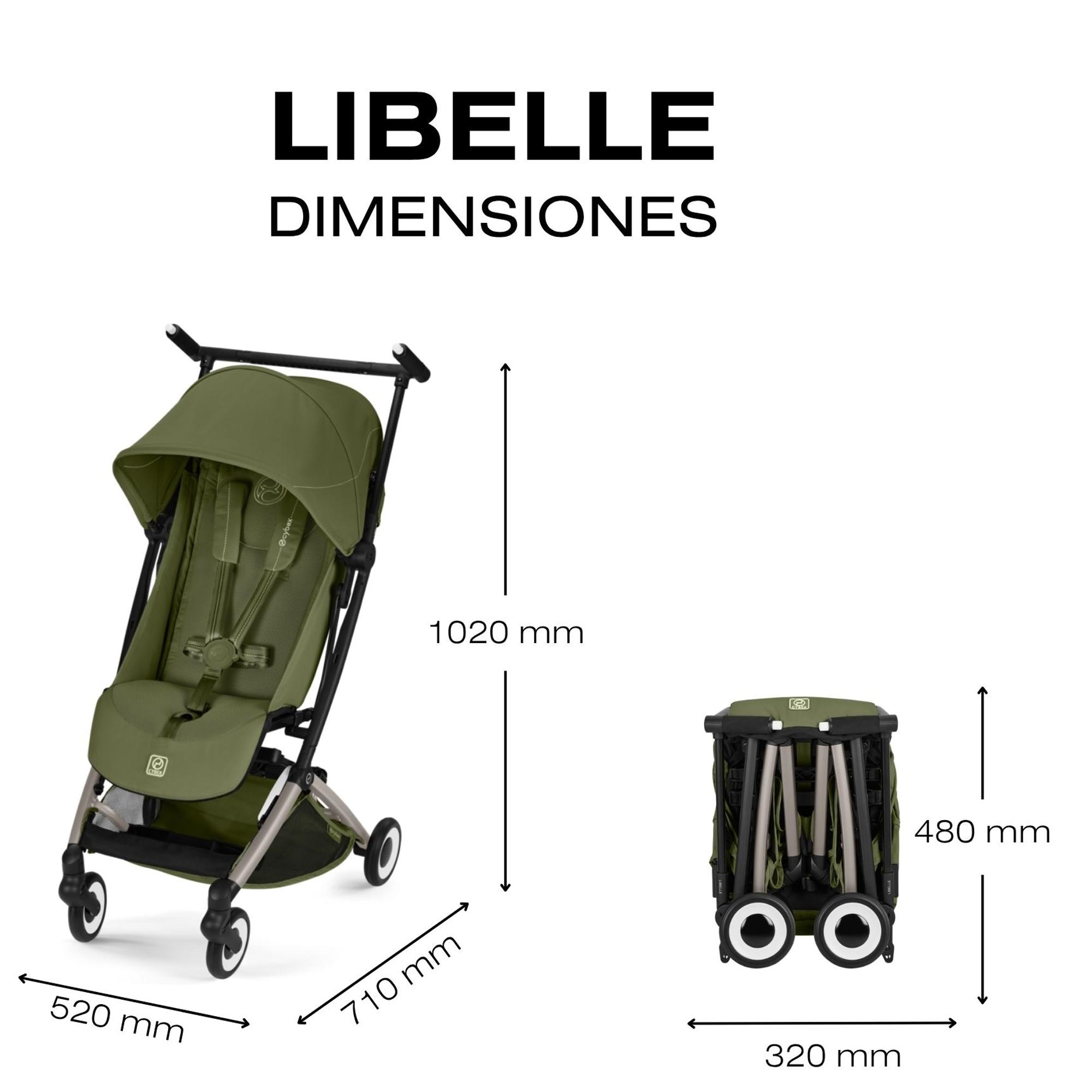 Silla de paseo CYBEX Libelle - Kaki Kaki-9