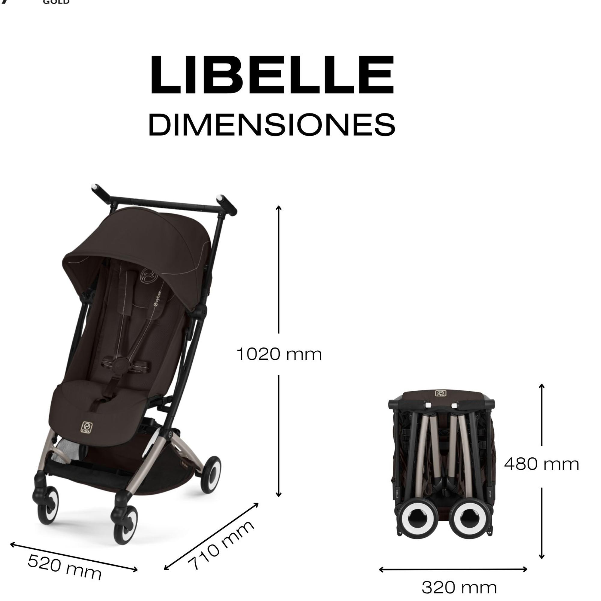 Silla de paseo CYBEX Libelle - Marrón oscuro Marrón oscuro-9