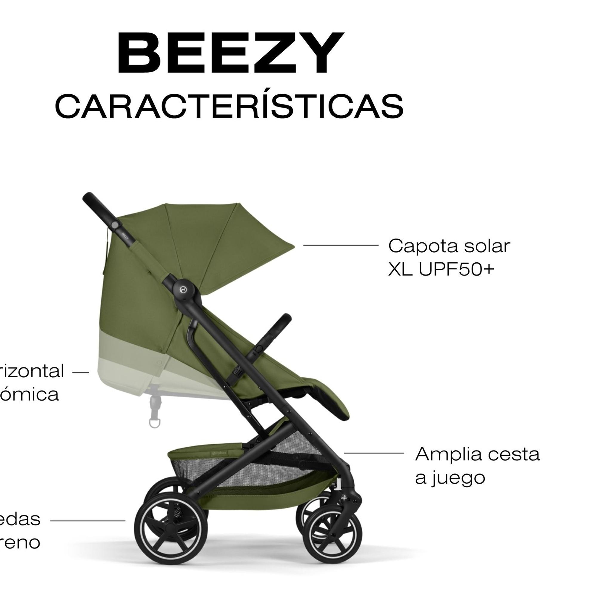 Imagen 6 de Silla de paseo CYBEX Beezy - Kaki Kaki