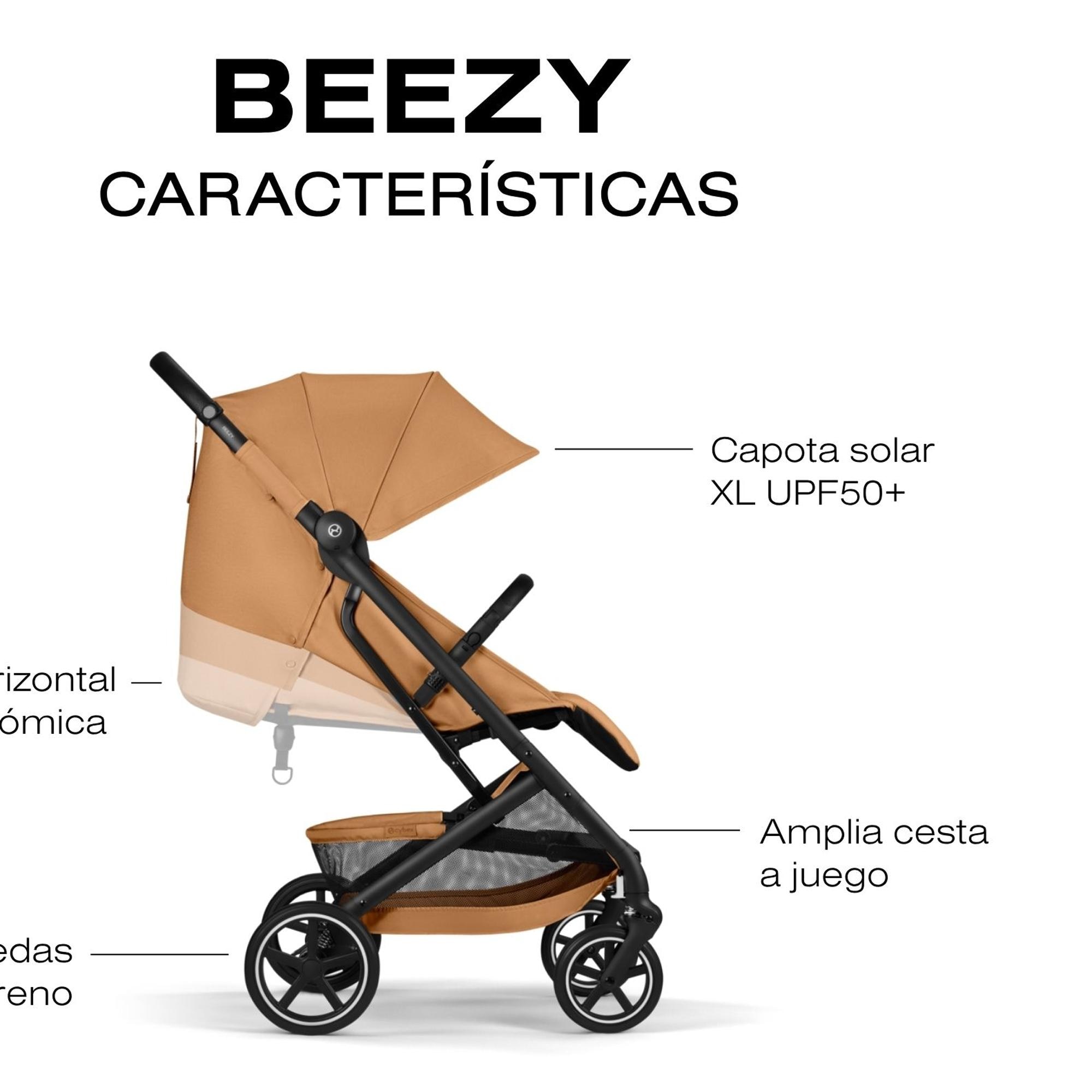 Imagen 6 de Silla de paseo CYBEX Beezy - Mostaza Mostaza