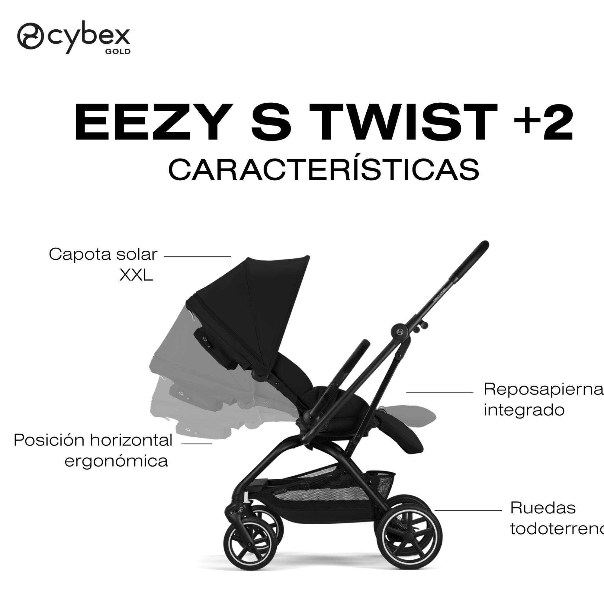 Carrinho de Passeio Eezy S Twist+ 2 Preto-6