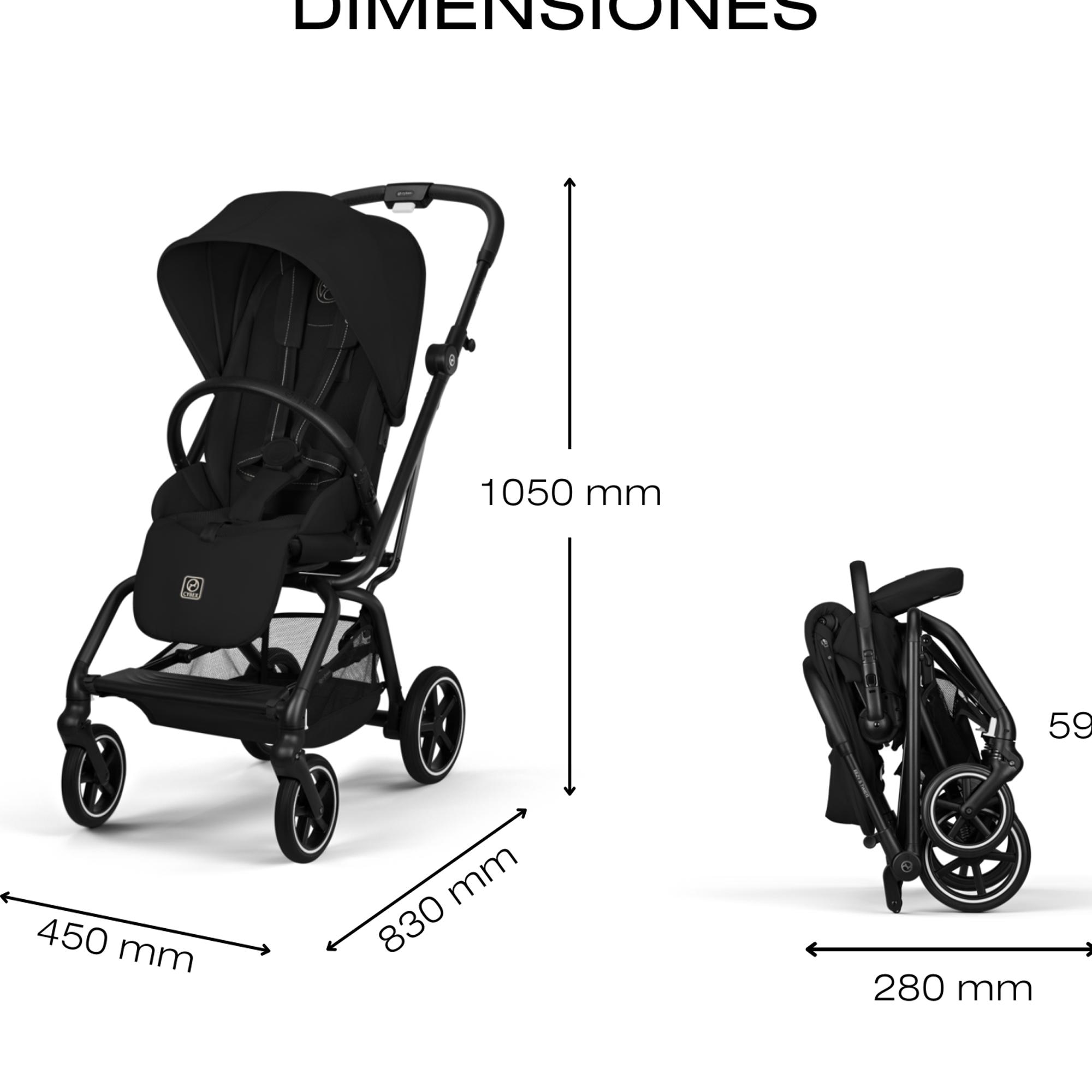 Carrinho de Passeio Eezy S Twist+ 2 Preto-10