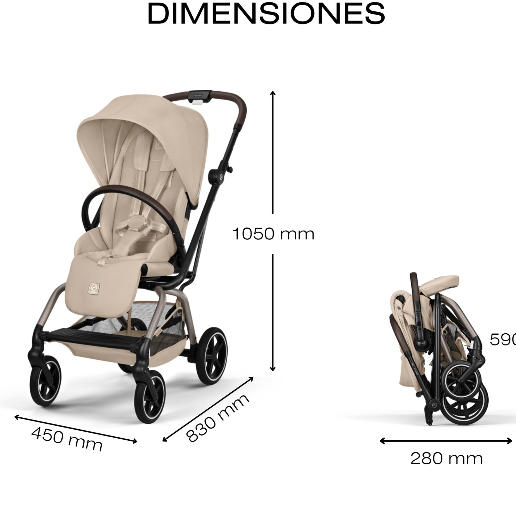 Carrinho de Passeio Eezy S Twist+ 2 Castanho-escuro-10