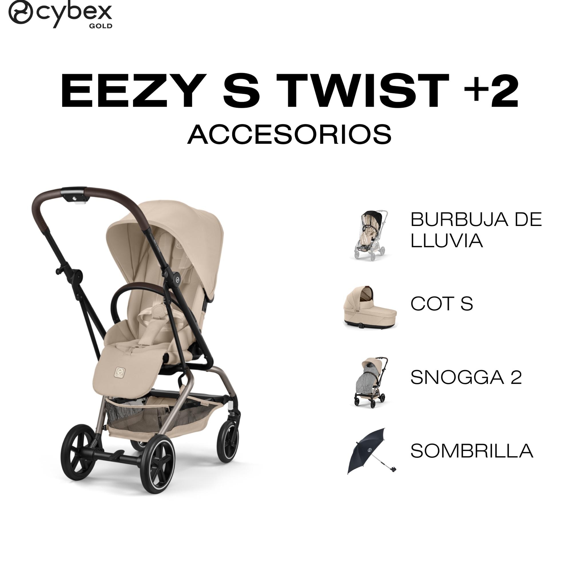 Carrinho de Passeio Eezy S Twist+ 2 Castanho-escuro-11