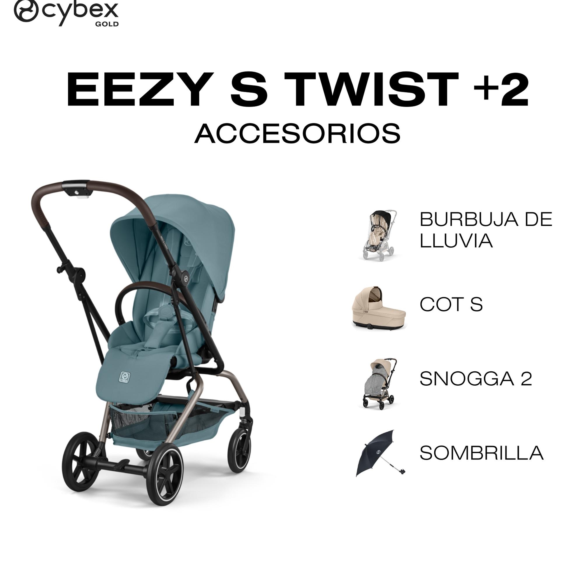 Silla de paseo CYBEX Eezy S Twist+ 2 Azul claro · El Corte Inglés