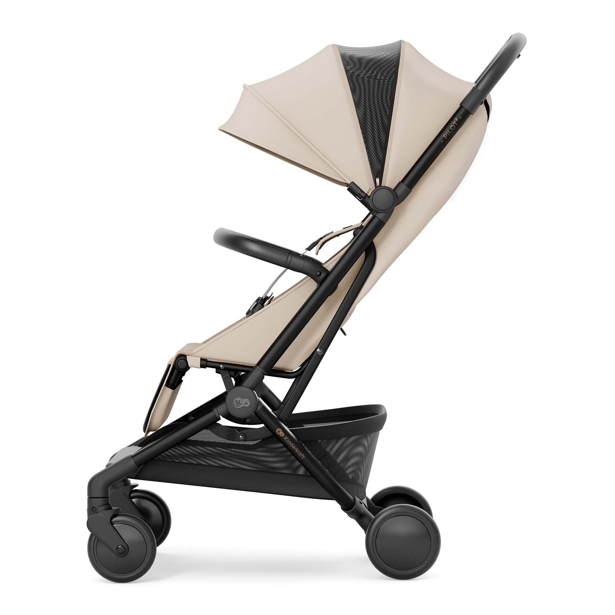 Carrinho de Passeio Pilot 2 Bege-14