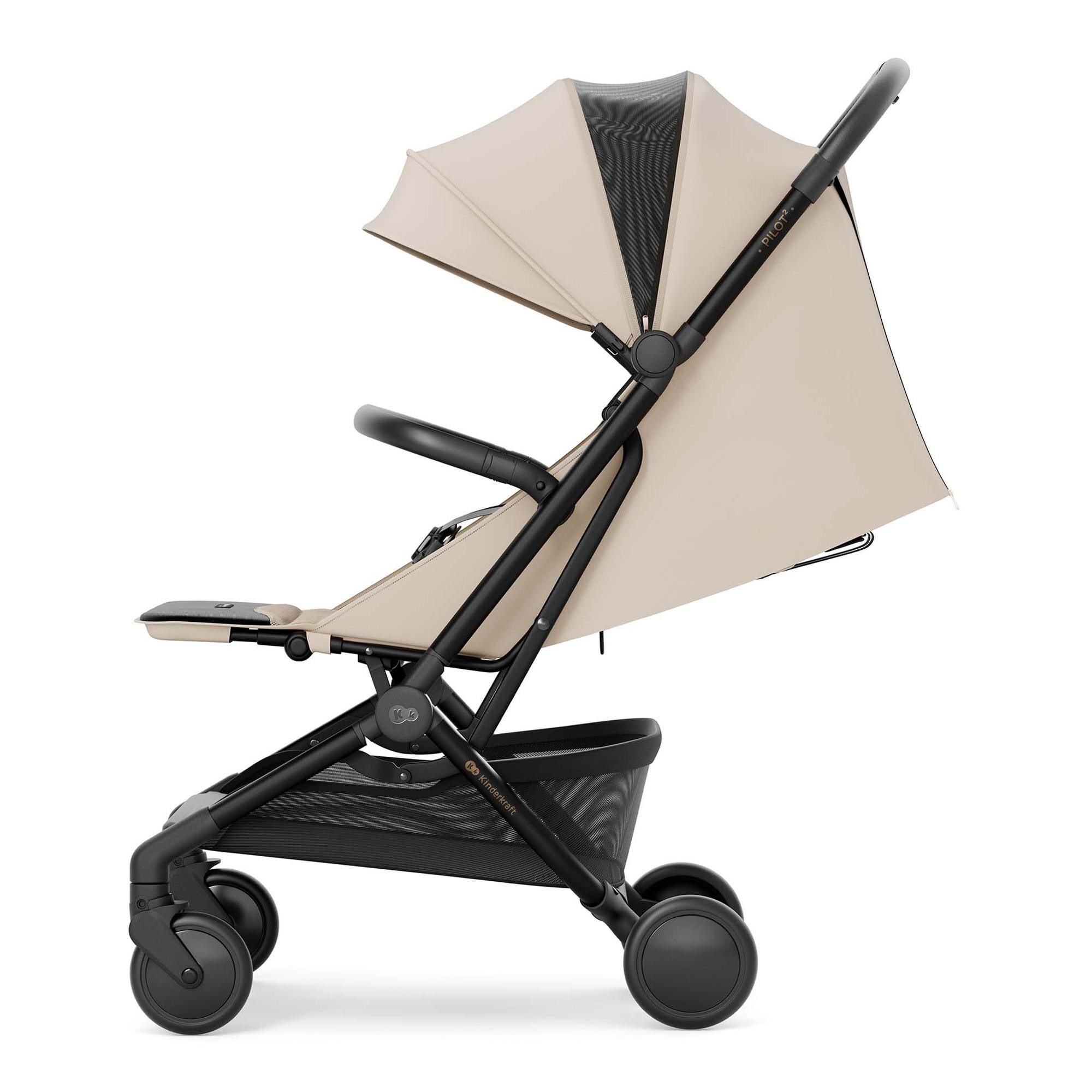 Carrinho de Passeio Pilot 2 Bege-15