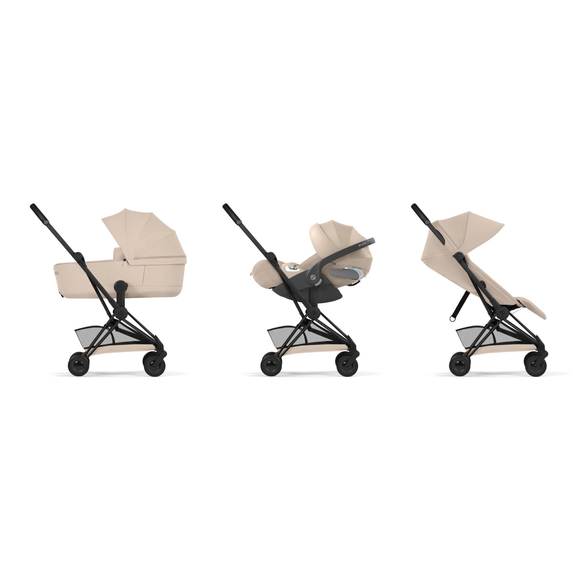 Carrinho de Passeio Coÿa Comfort Bege-7