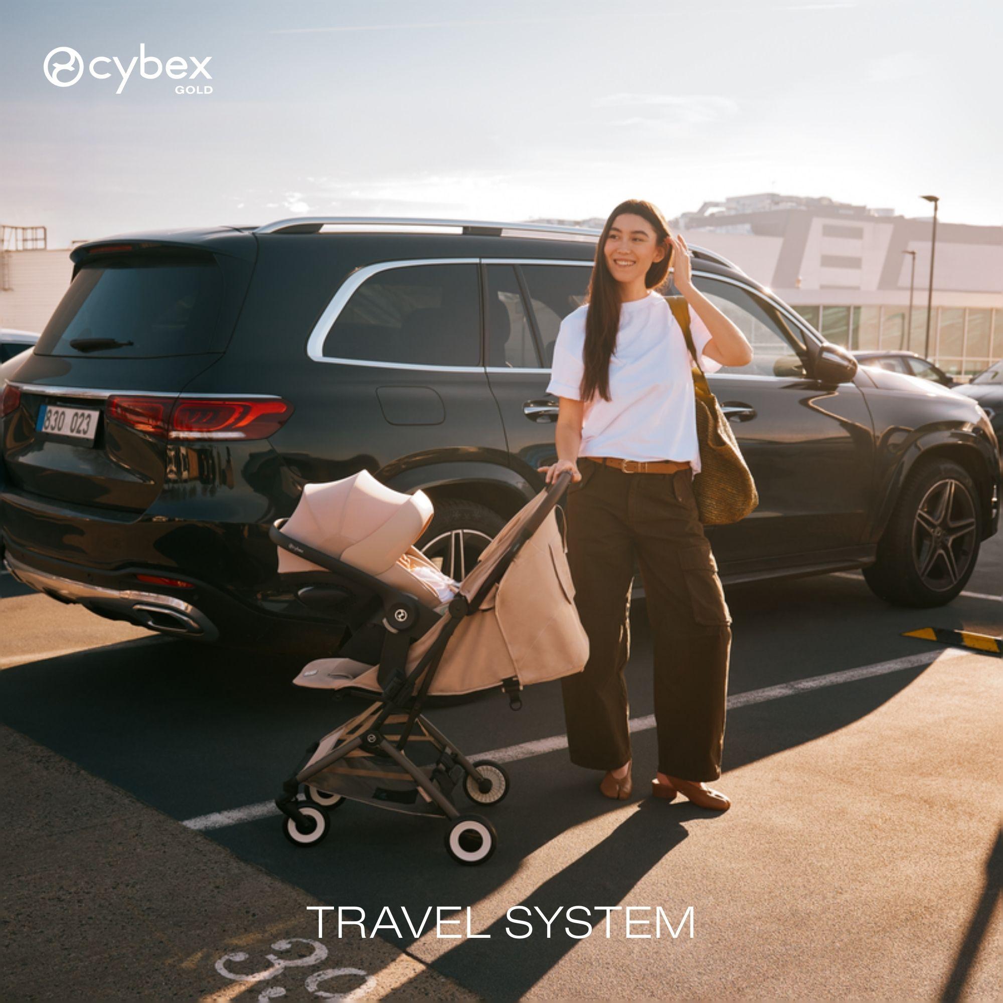 Carrinho de Passeio CYBEX Orfeo Rosa-pastilha-4