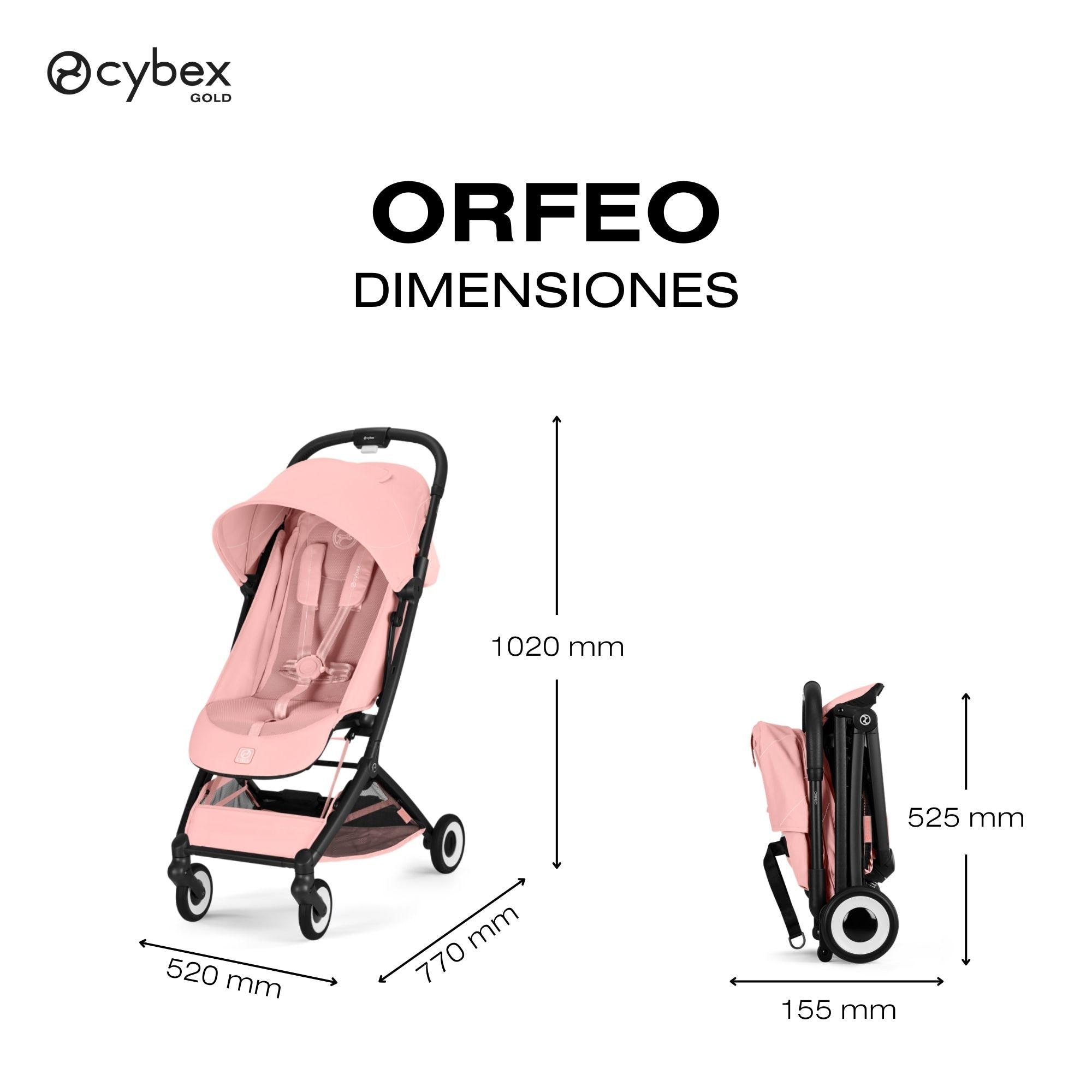 Carrinho de Passeio CYBEX Orfeo Rosa-pastilha-10