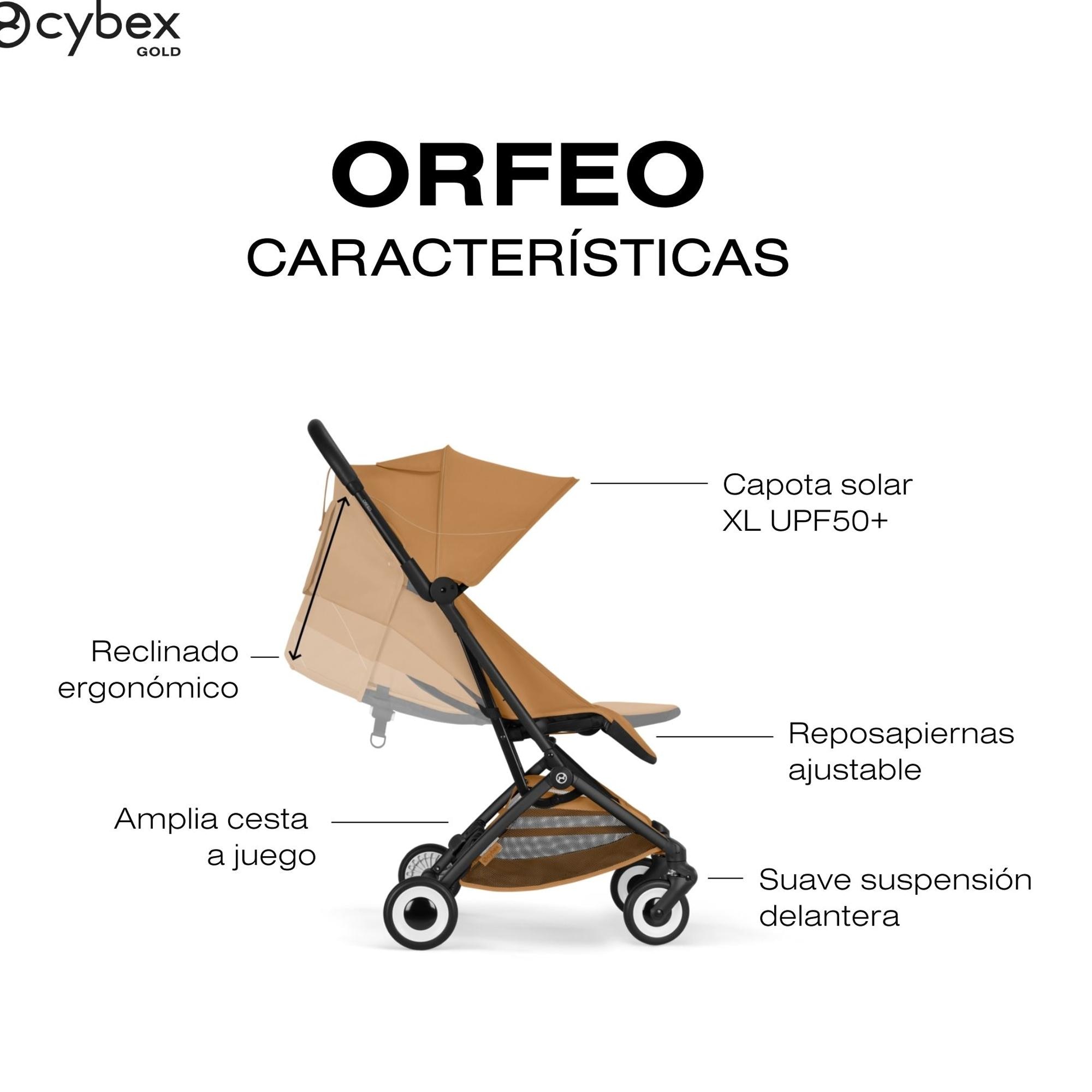 Silla de paseo CYBEX Orfeo - Mostaza Mostaza-7