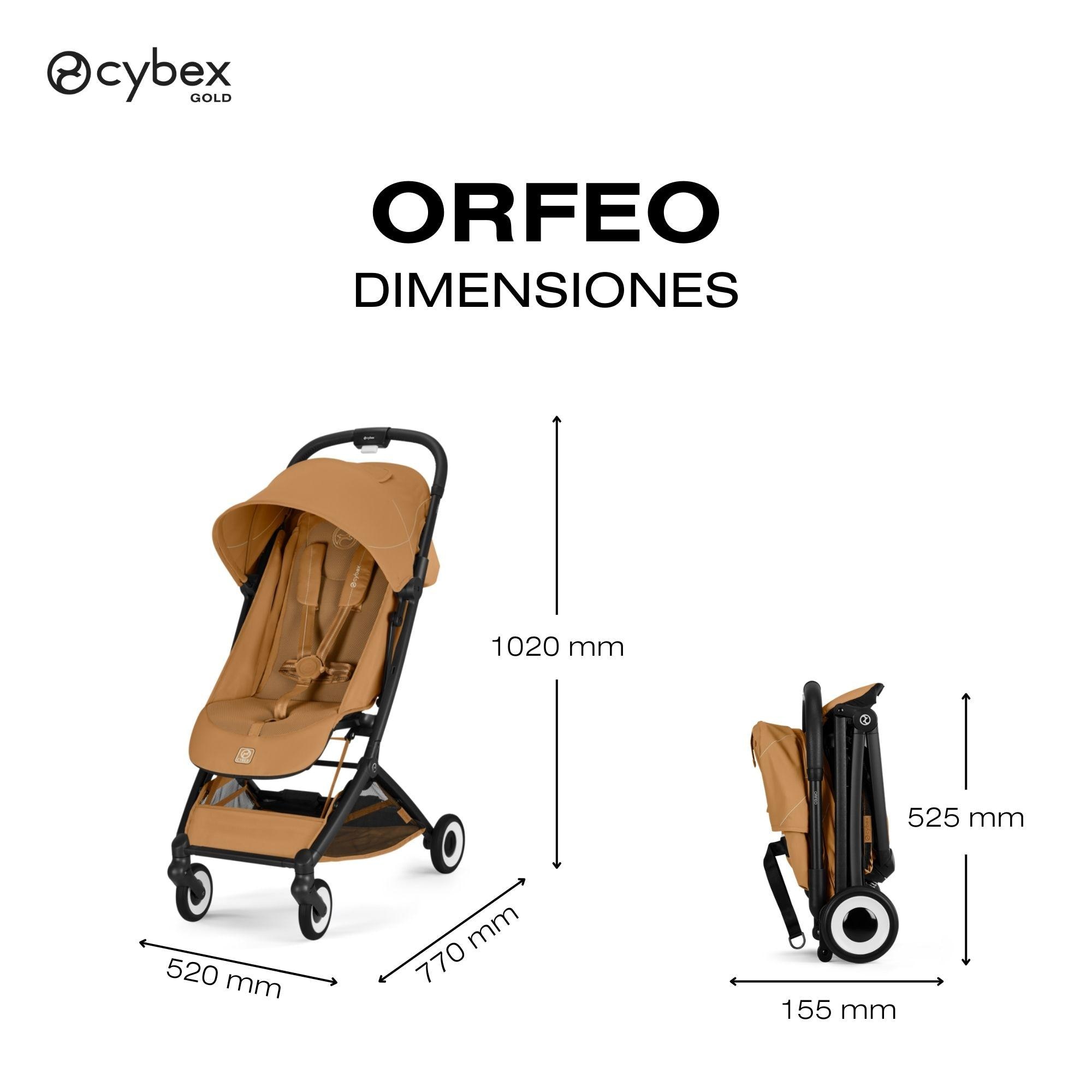 Silla de paseo CYBEX Orfeo - Mostaza Mostaza-10