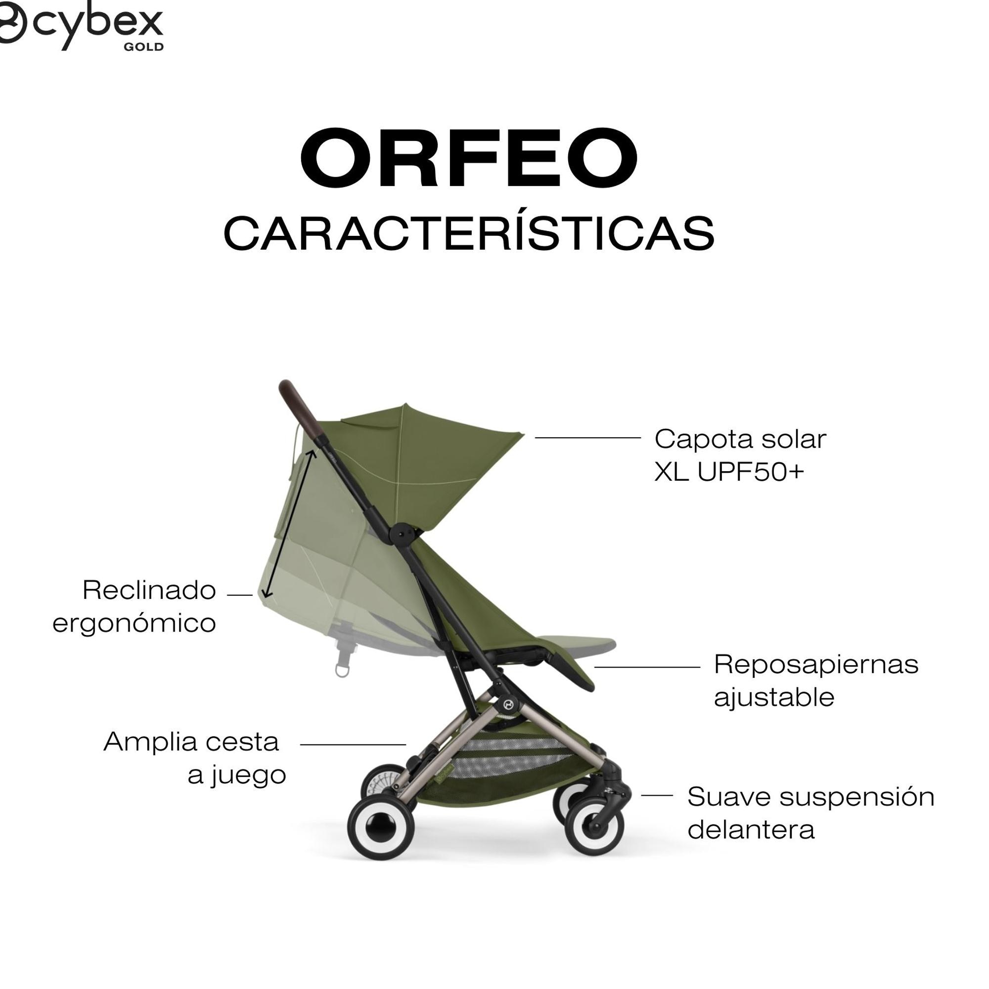 Carrinho de Passeio CYBEX Orfeo Caqui-7