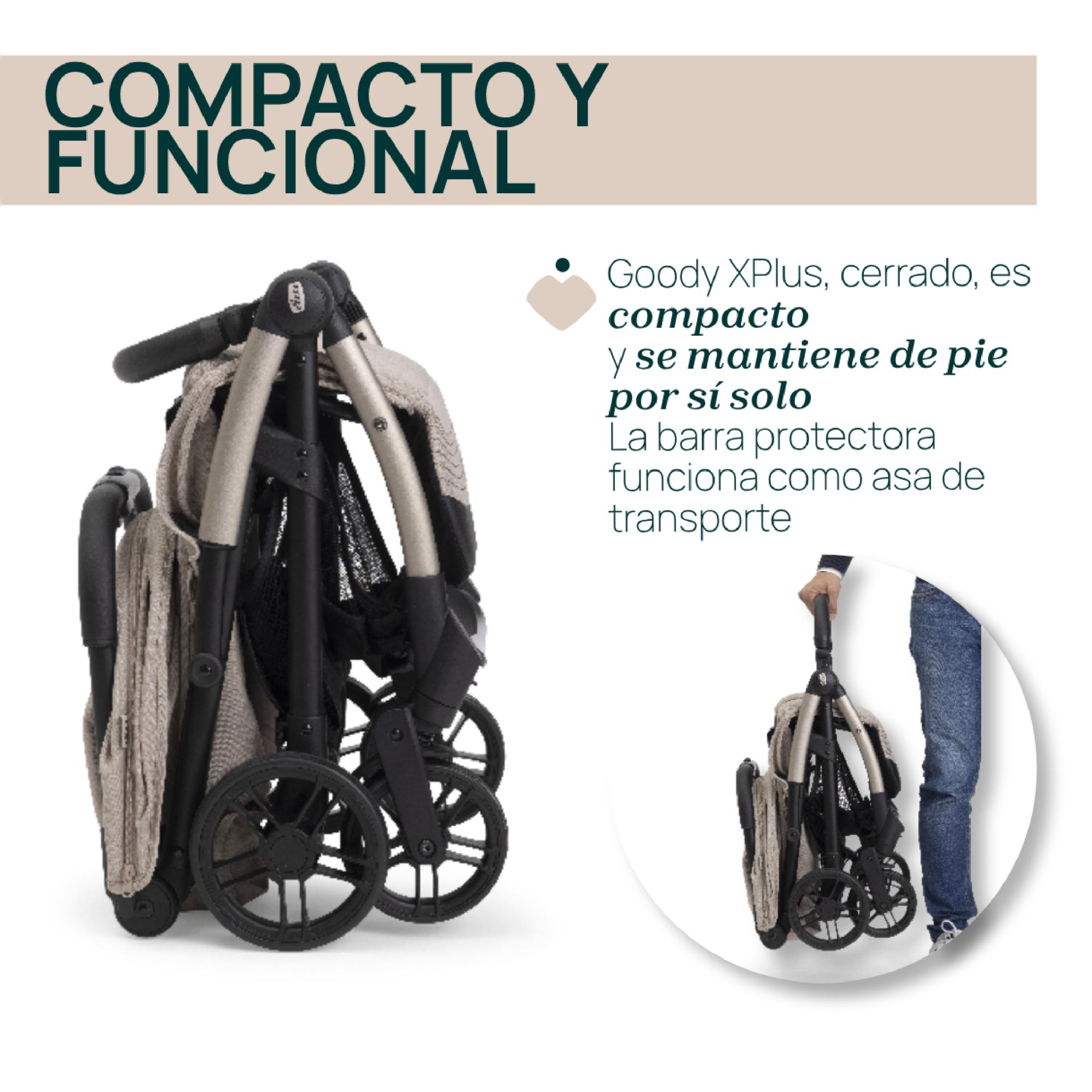 Silla de paseo Chicco Goody XPlus - Beige Beige-3