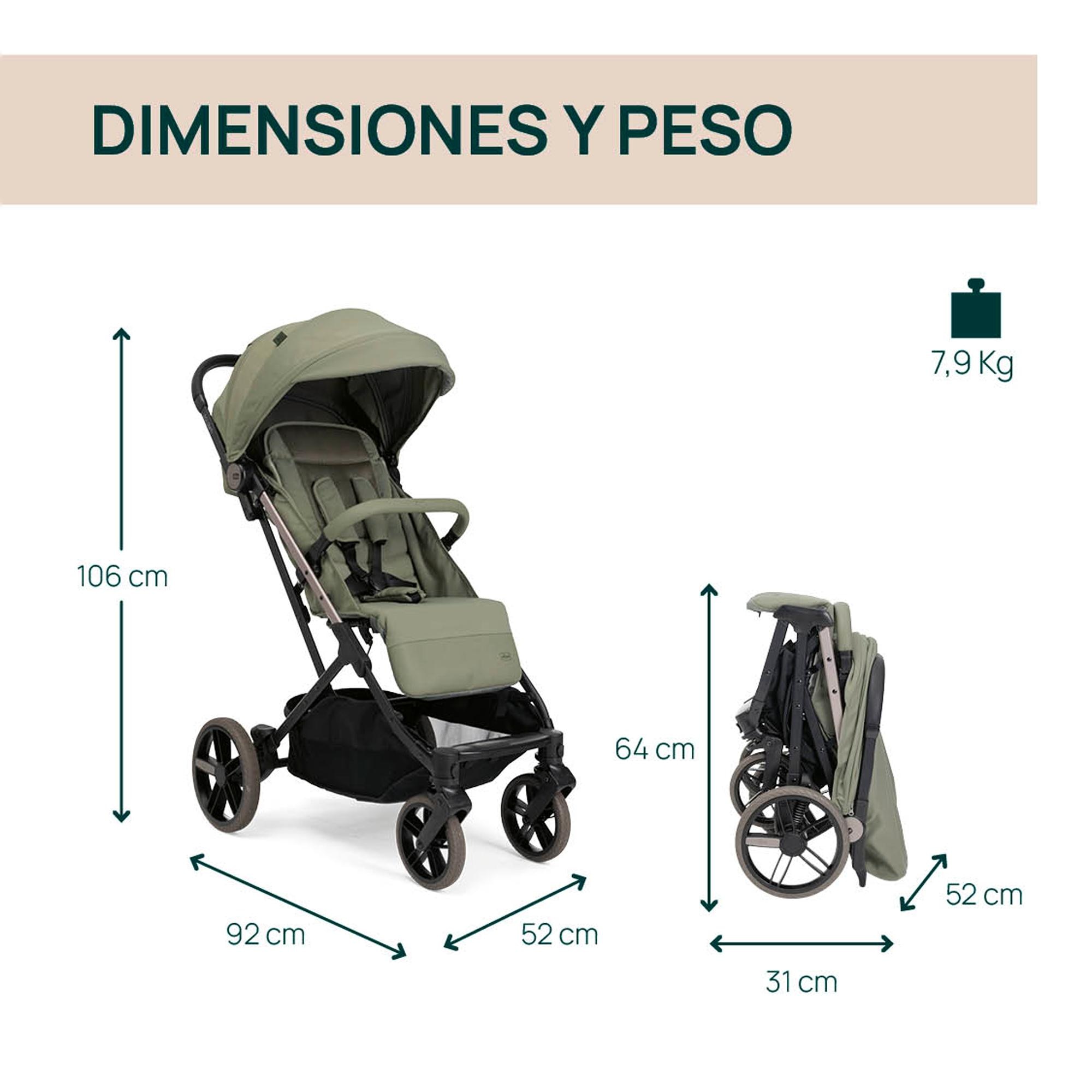 Carrinho de Passeio Dolomiti Verde-militar-2