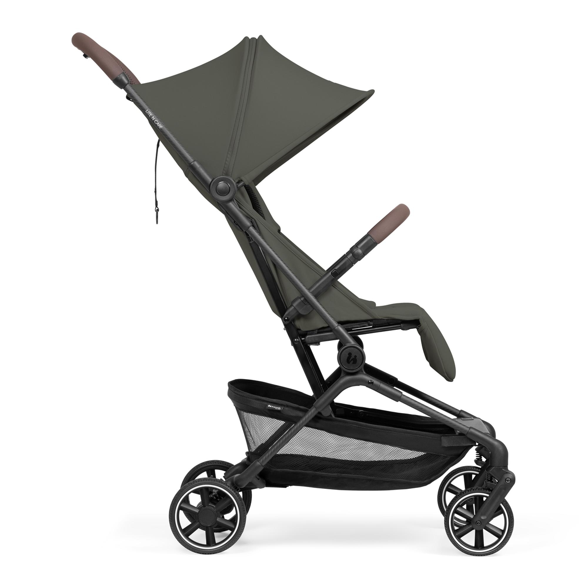 Silla de Paseo Ultraligera Cabina Avión Hauck Lite N Care - Verde pardo Verde pardo-3