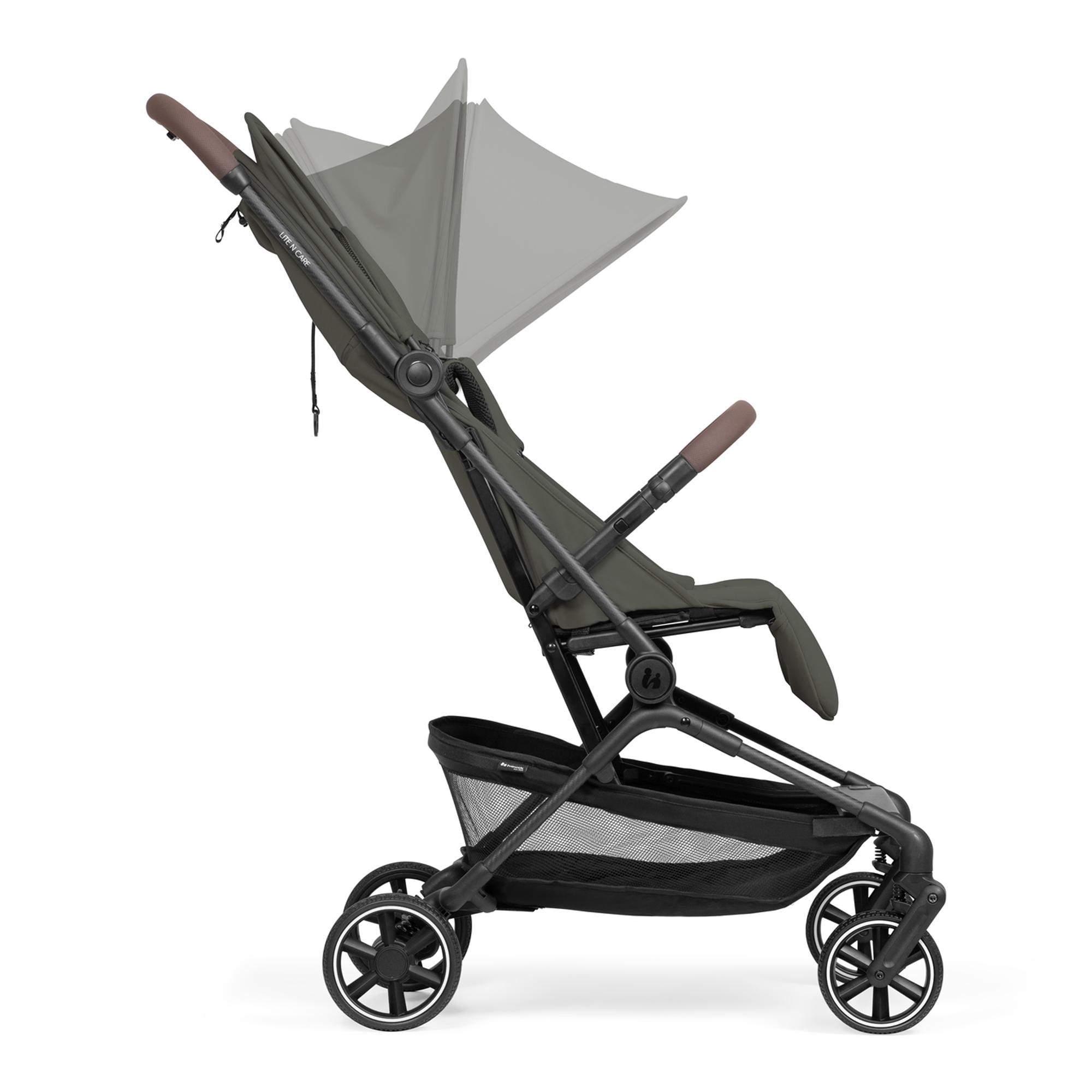 Silla de Paseo Ultraligera Cabina Avión Hauck Lite N Care - Verde pardo Verde pardo-9