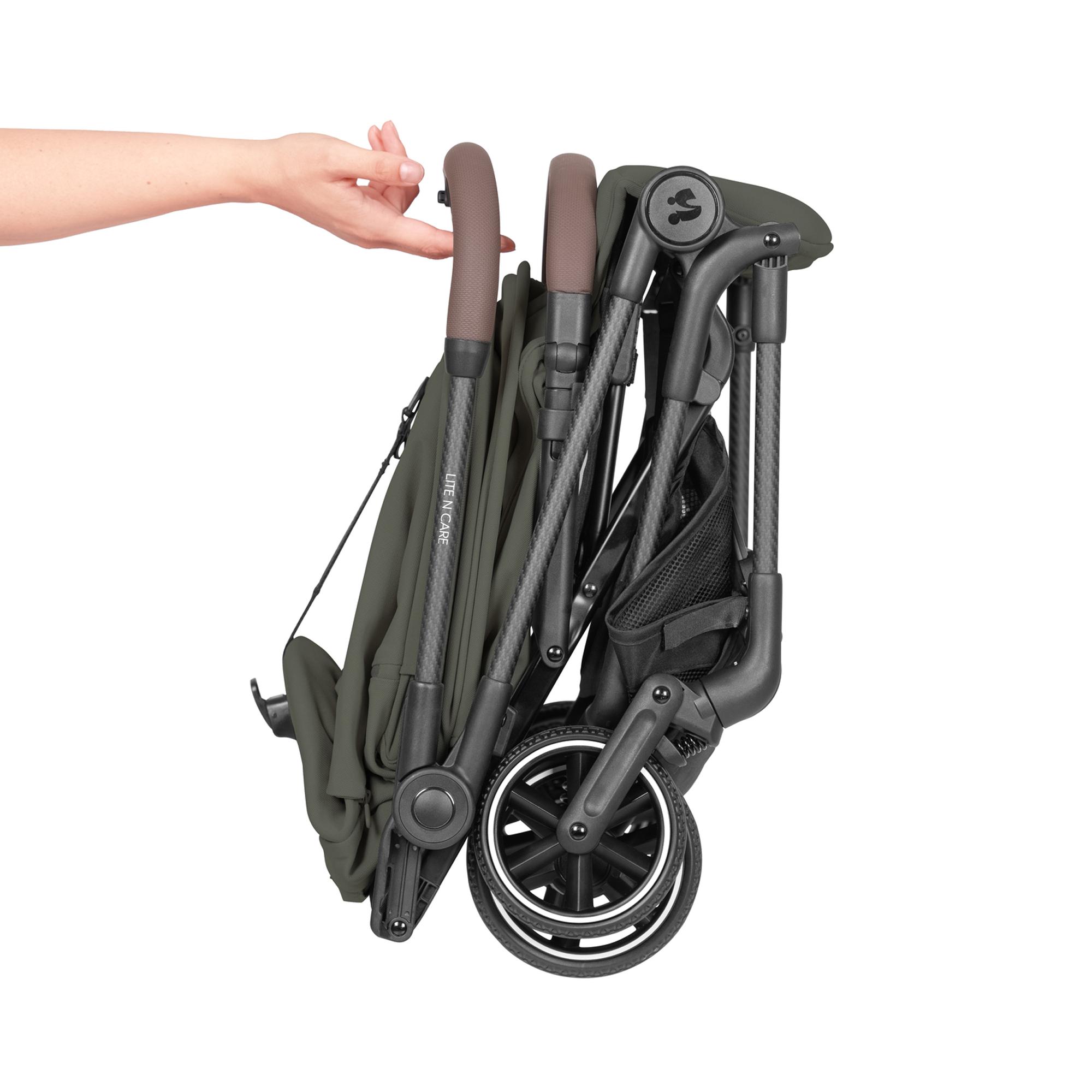 Silla de Paseo Ultraligera Cabina Avión Hauck Lite N Care - Verde pardo Verde pardo-16