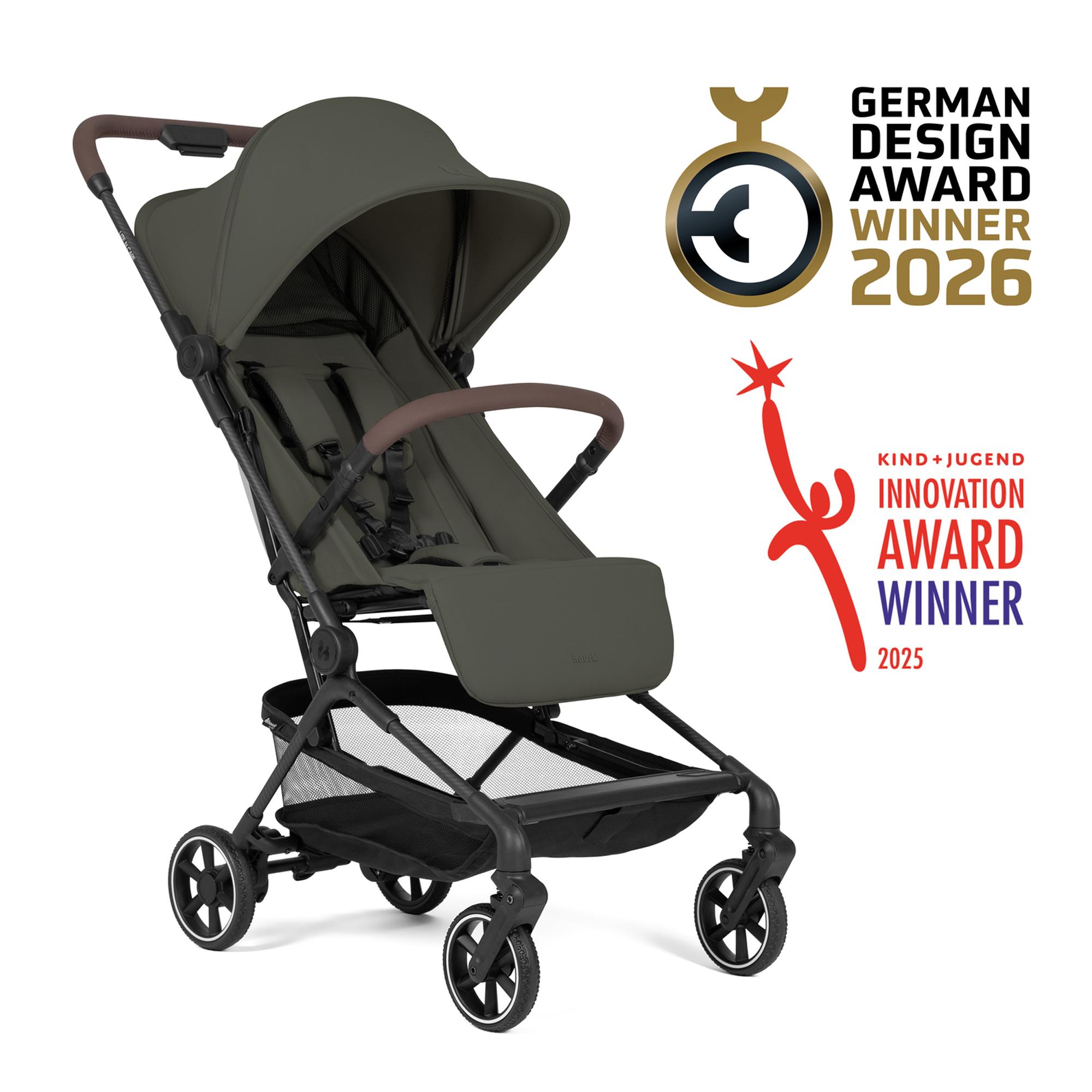 Silla de Paseo Ultraligera Cabina Avión Hauck Lite N Care - Verde pardo Verde pardo-18