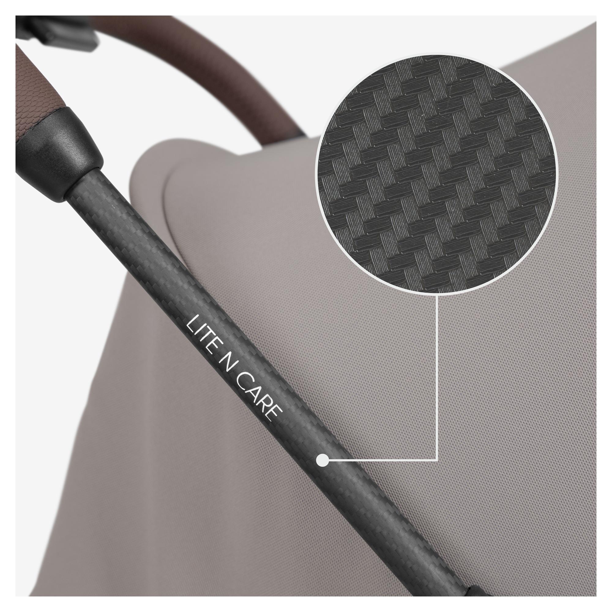 Carrinho de Passeio de Carbono Ultraligeiro Lite N Care Castanho-claro-13