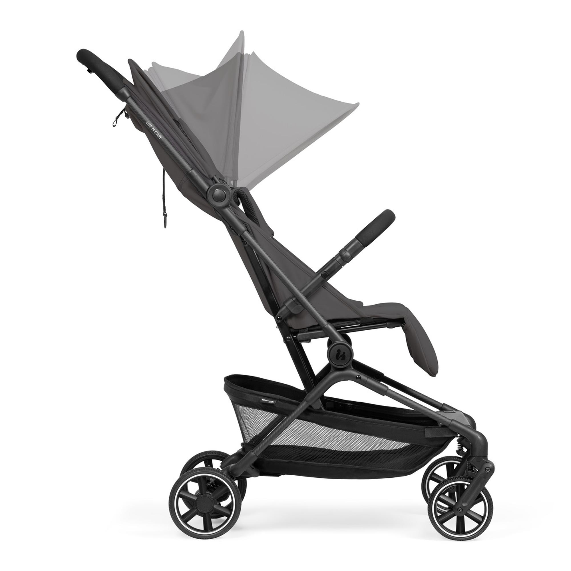 Silla de Paseo Ultraligera Cabina Avión Hauck Lite N Care - Gris oscuro Gris oscuro-9