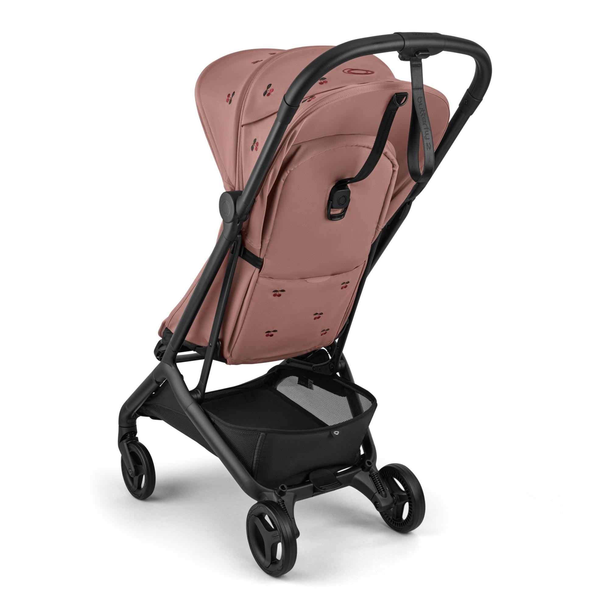 Carrinho de Passeio Bugaboo Butterfly 2 x Konges SlØjd Rosa-2
