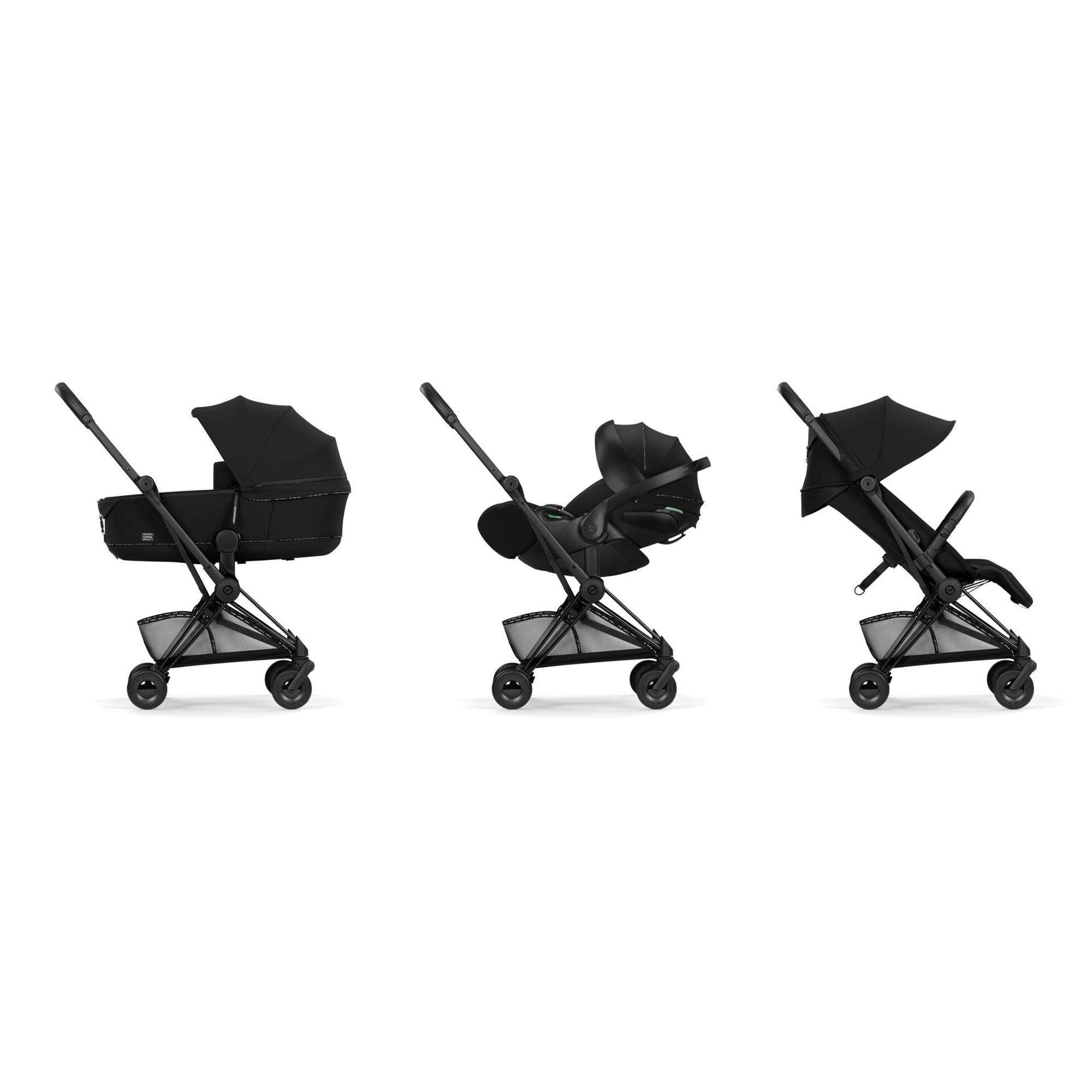 Carrinho de Passeio Coya Urban Mobility Black Preto-8