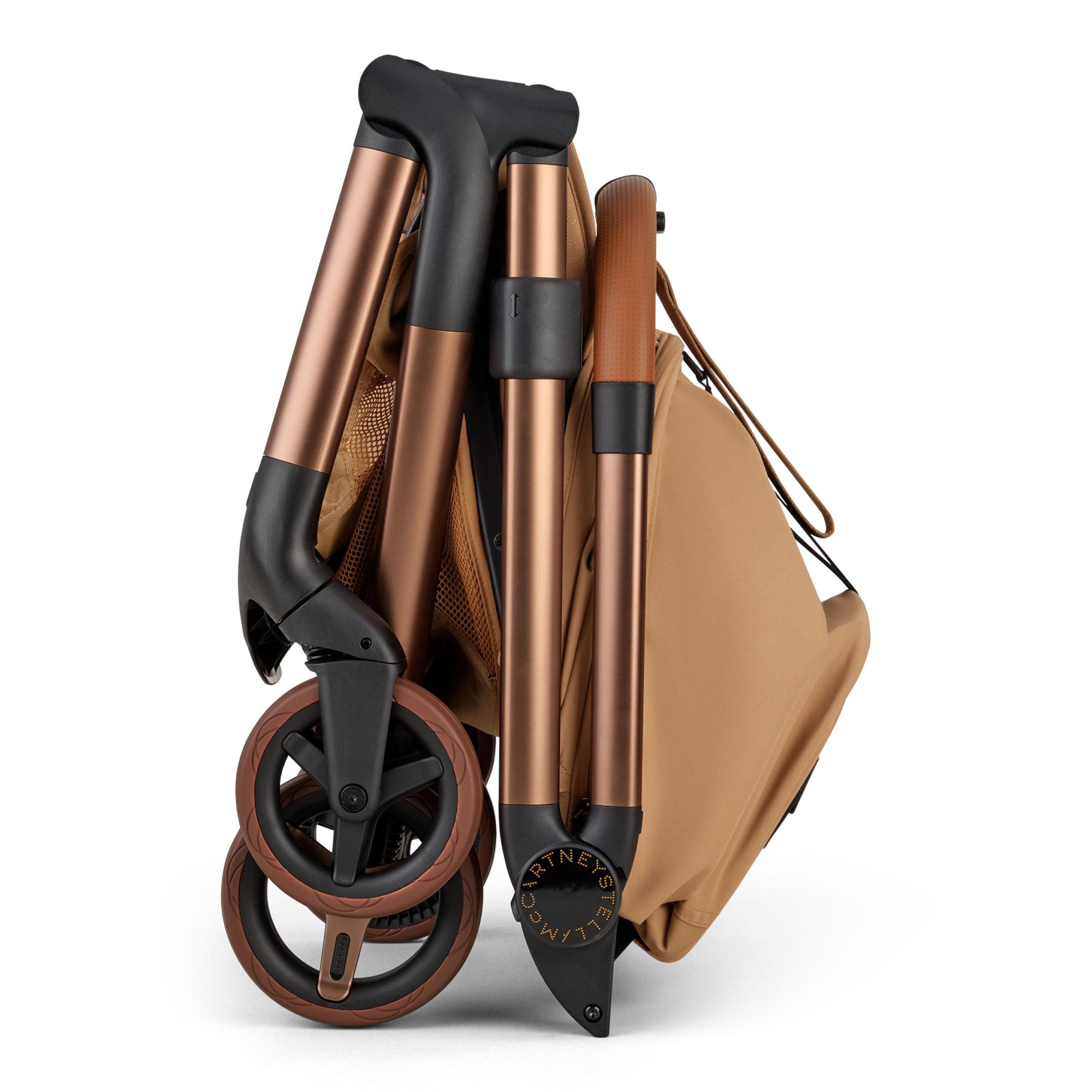 Carrinho de passeio ultracompacto Bugaboo x Stella McCartney Butterfly 2 Tobacco Brown. Castanho-6