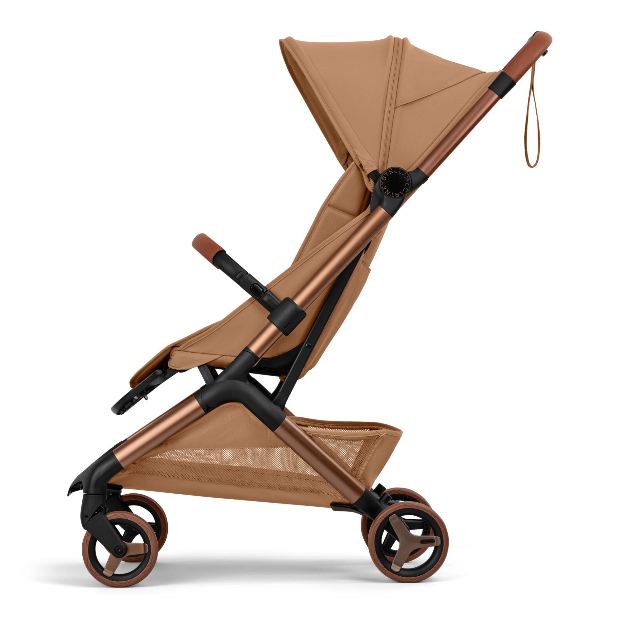 Carrinho de passeio ultracompacto Bugaboo x Stella McCartney Butterfly 2 Tobacco Brown. Castanho-9