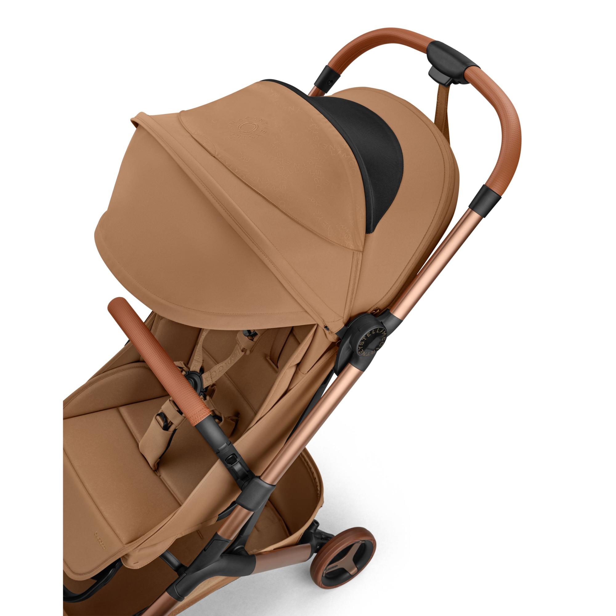 Carrinho de passeio ultracompacto Bugaboo x Stella McCartney Butterfly 2 Tobacco Brown. Castanho-12