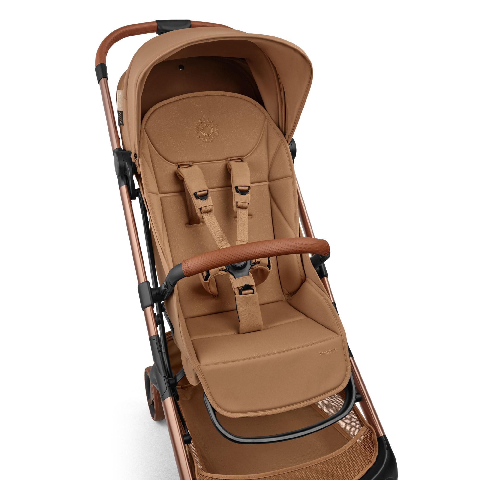 Carrinho de passeio ultracompacto Bugaboo x Stella McCartney Butterfly 2 Tobacco Brown. Castanho-15
