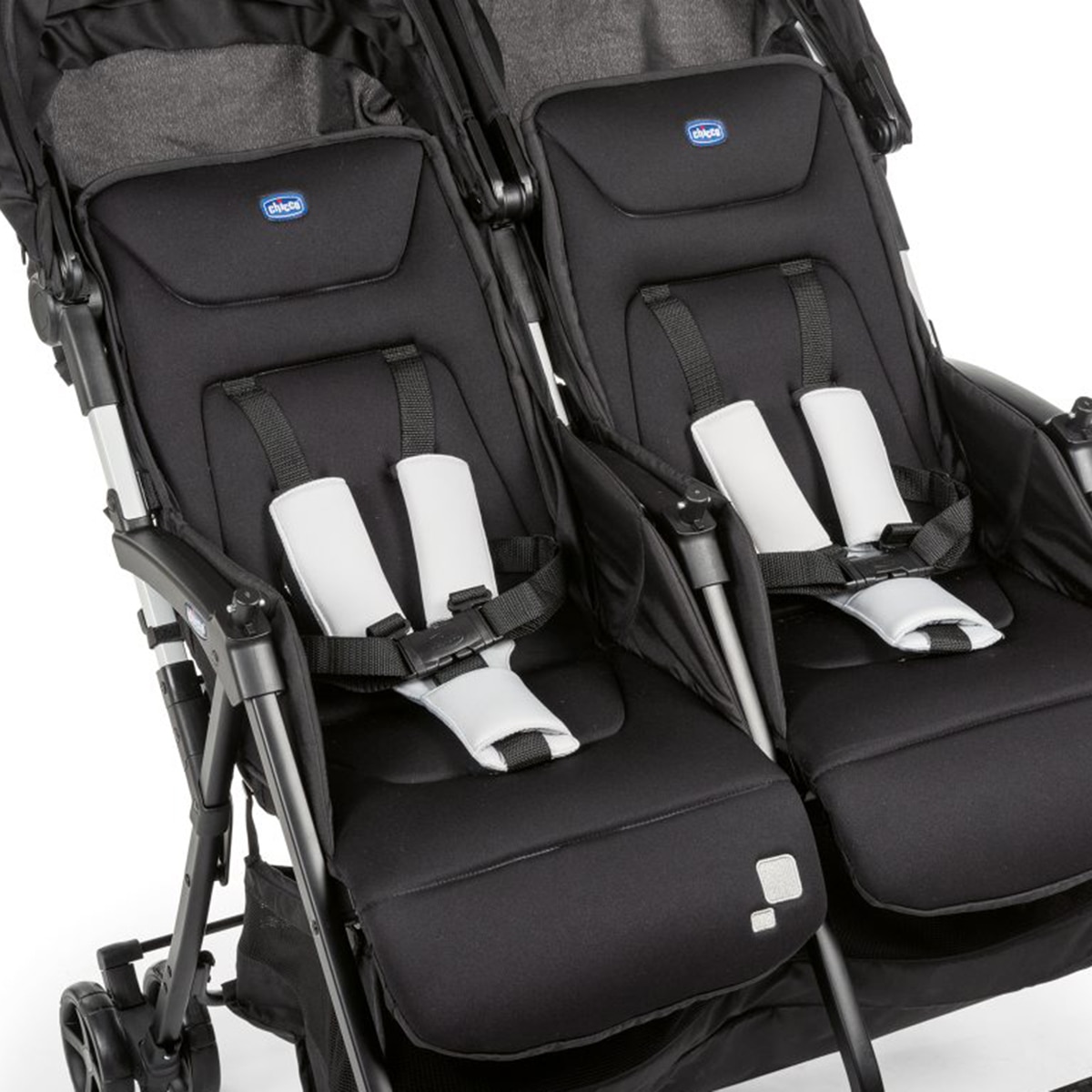 Carrinho de Passeio para Gémeos Ohlalà Twin Preto-5