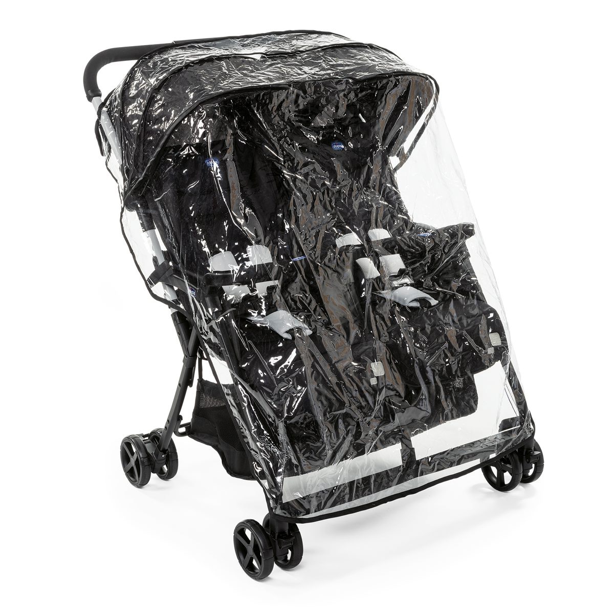 Carrinho de Passeio para Gémeos Ohlalà Twin Preto-6