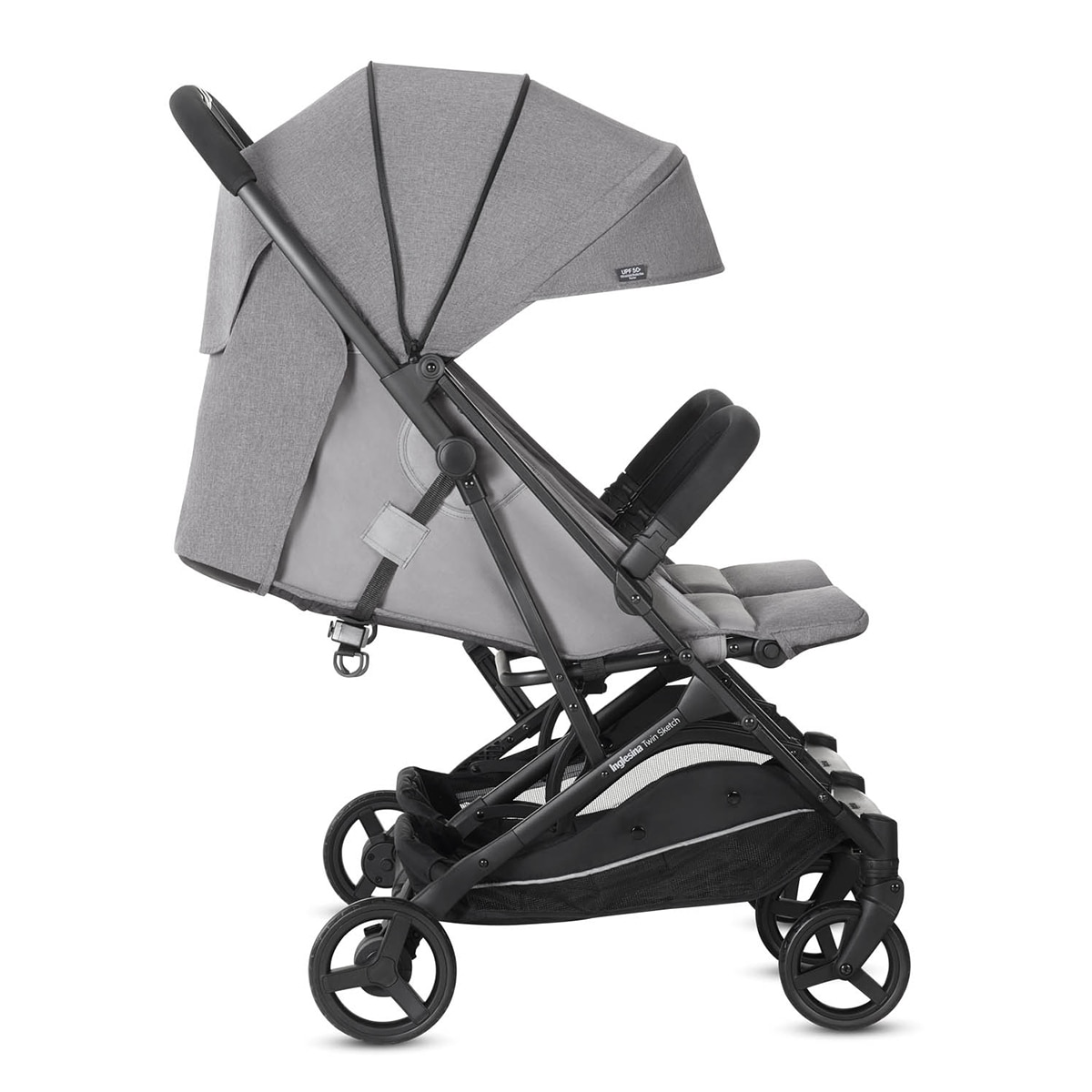 Silla de paseo Gemelar Inglesina Twin Sketch - Gris Gris-4