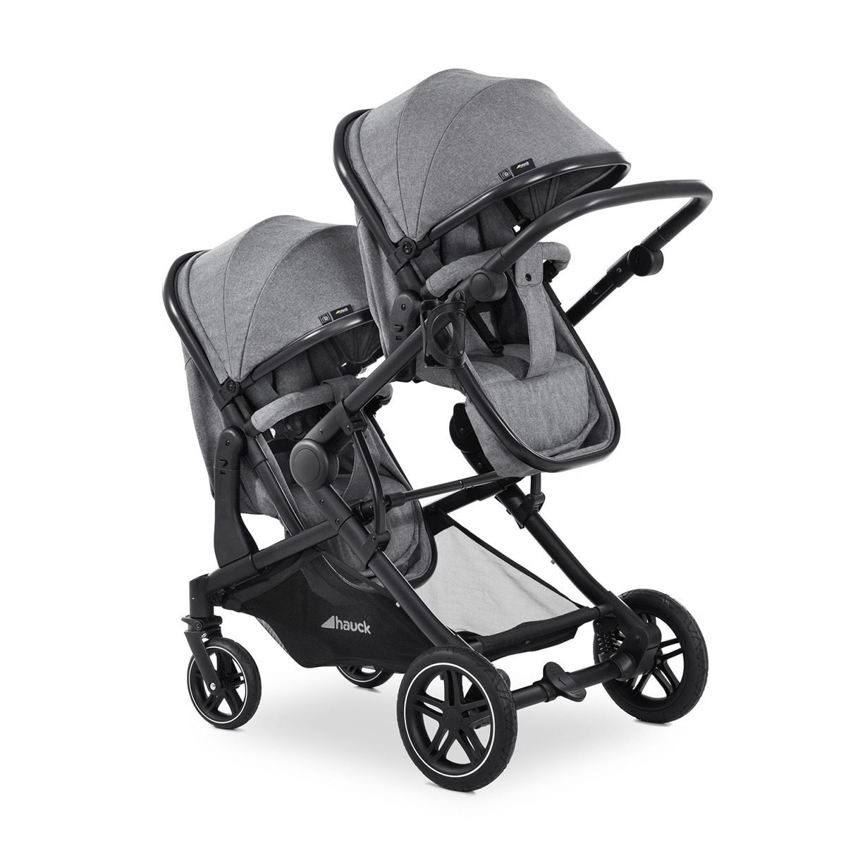 Imagem 0 de Carrinho de Passeio para Gémeos Atlantic Twin Melange Grey