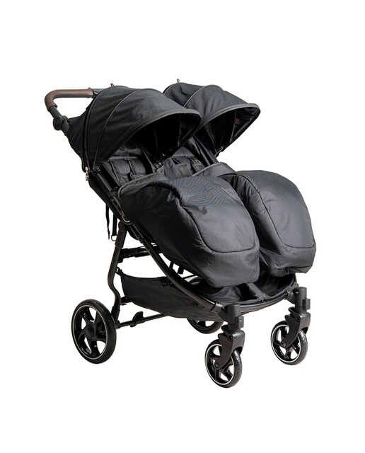 Silla de paseo gemelar Niu Vent Twin + - Negro Negro-3