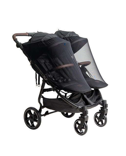 Silla de paseo gemelar Niu Vent Twin + - Negro Negro-7