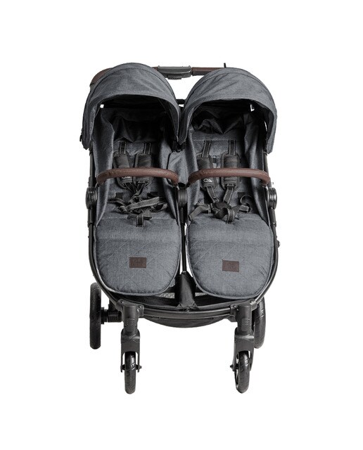 Silla de paseo gemelar Niu Vent Twin + - Gris claro Gris claro-6