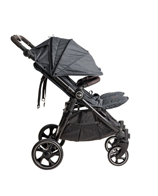 Silla de paseo gemelar Niu Vent Twin + - Gris claro Gris claro-9