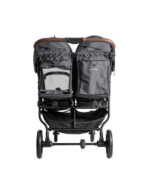 Silla de paseo gemelar Niu Vent Twin + - Gris claro Gris claro-12