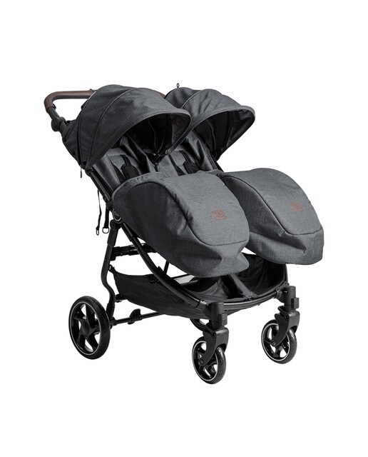 Silla de paseo gemelar Niu Vent Twin + - Gris claro Gris claro-14