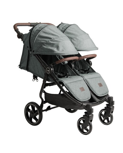 Carrinho de Passeio para Gémeos Vent Twin + Verde-claro-3