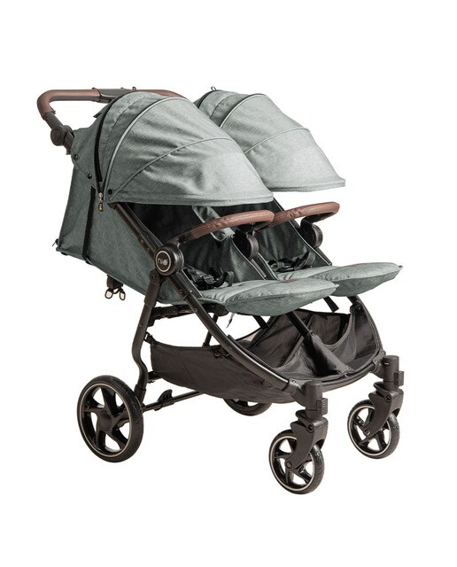Carrinho de Passeio para Gémeos Vent Twin + Verde-claro-4
