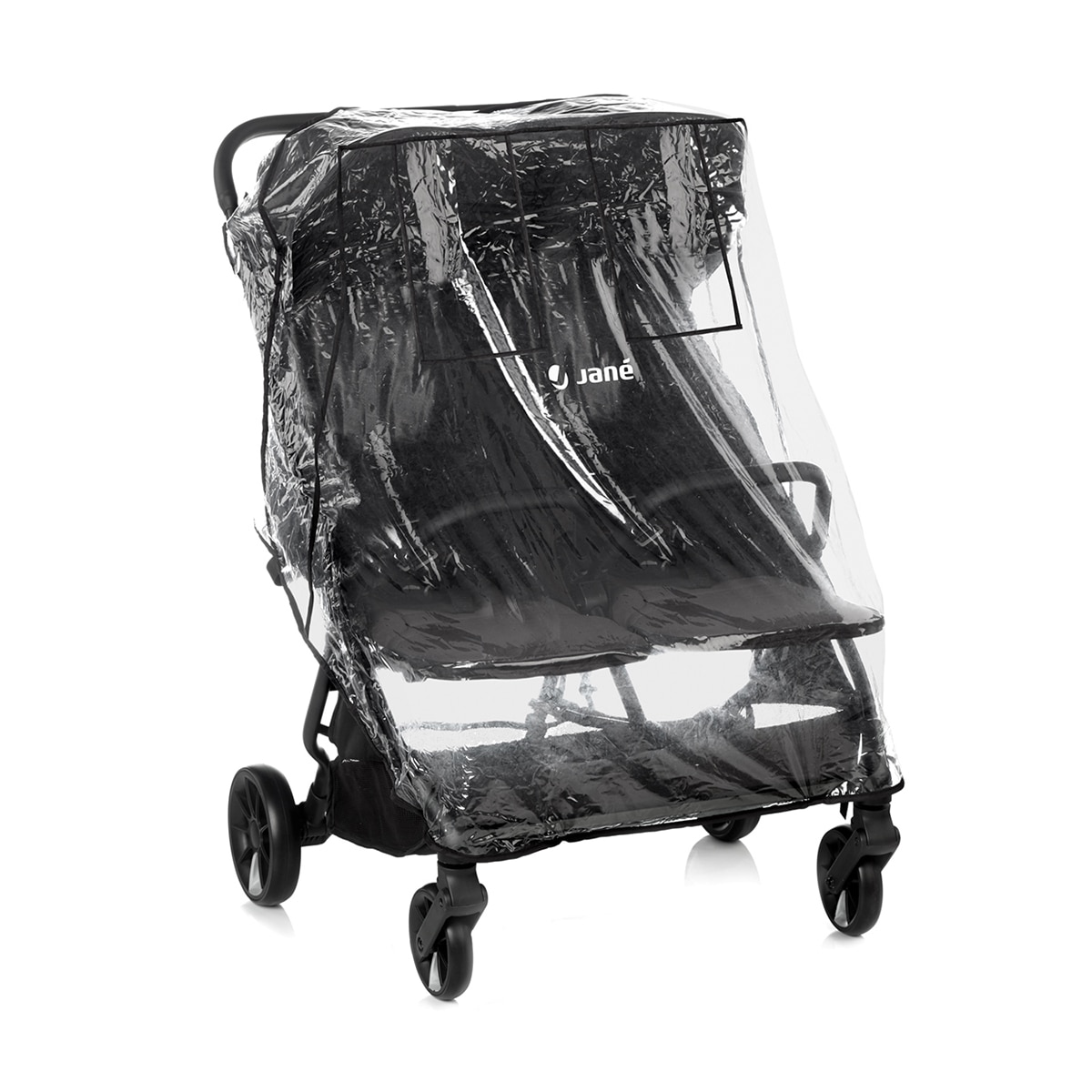 Carrinho de Bebé para Gémeos Twinside Preto-4