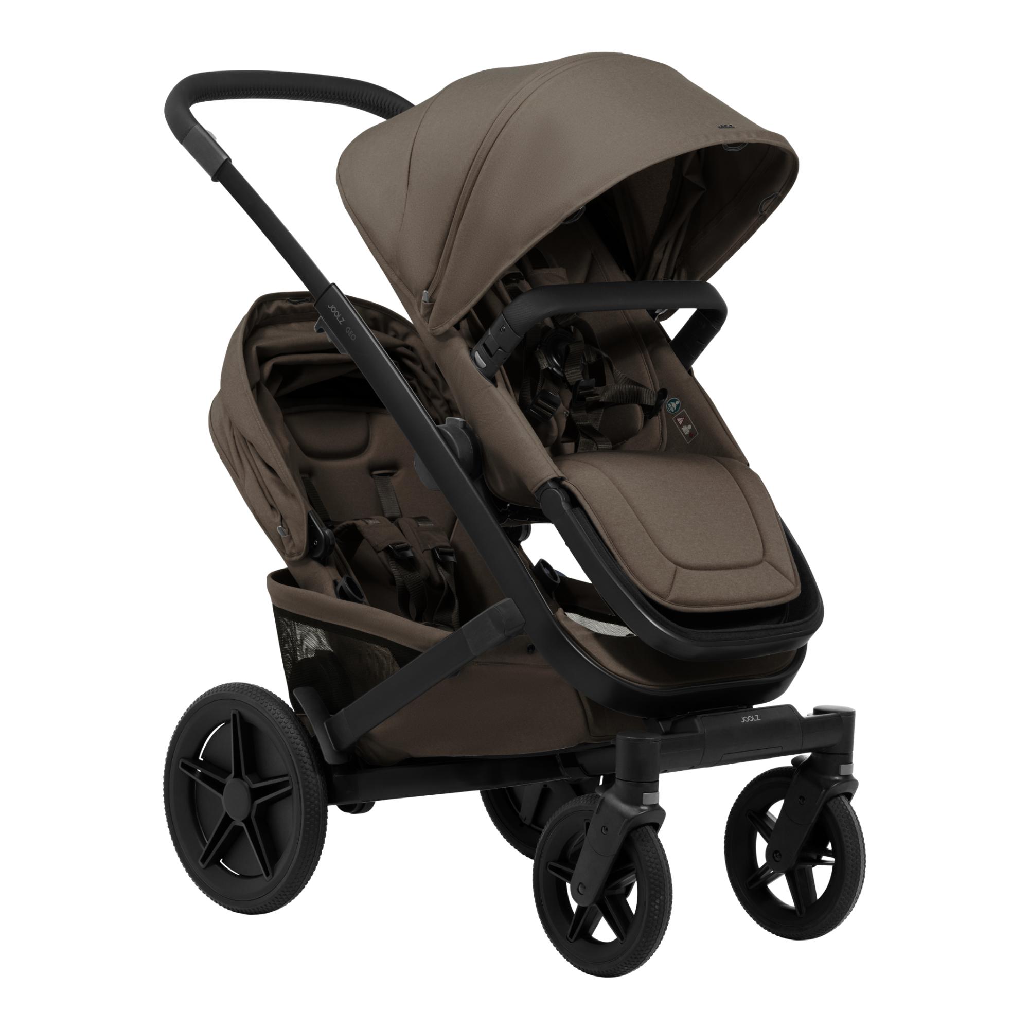 Carrinho de Passeio Gemelar Joolz Geo5 Castanho-escuro-3