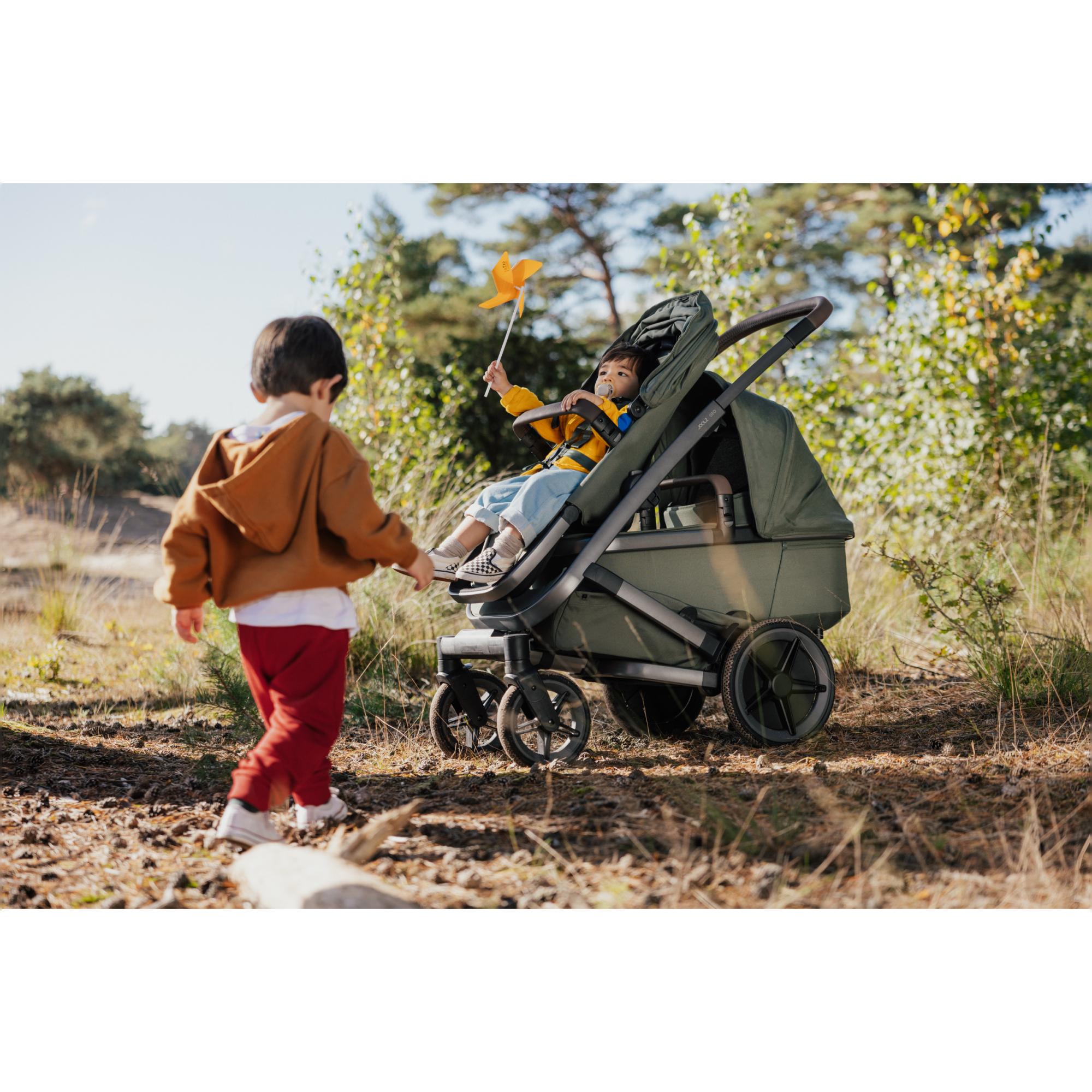 Carrinho de Passeio Gemelar Joolz Geo5 Castanho-escuro-4