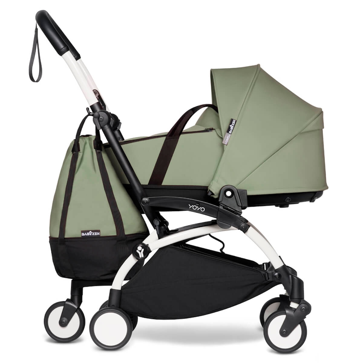 Mala Yoyo Bag para Carrinho de Passeio Verde Azeitona-3